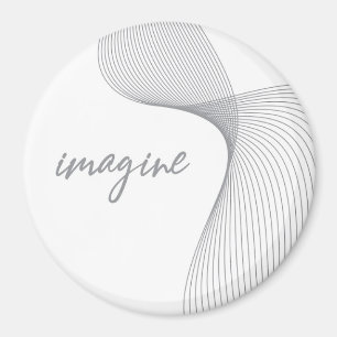 Imán Diseño gráfico moderno, simple y elegante de Imagi