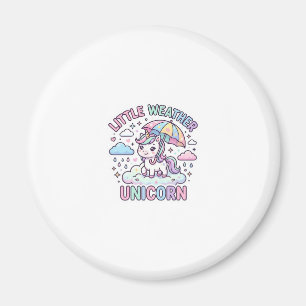 Imán Diseño Gráfico Unicornio Pequeño Tiempo Unicornio
