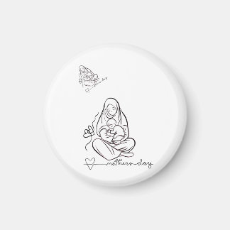 Imán Diseño Hermoso Amor de Mamá