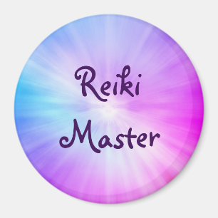 Imán Diseño maestro de Reiki de luz púrpura