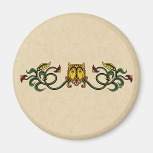 Imán Diseño medieval del león