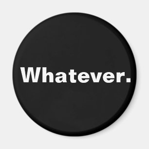 Imán Diseño minimalista de cualquier palabra