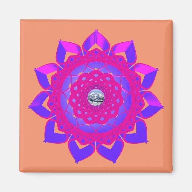 Imán Diseño místico único (Frente)