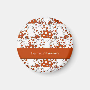 Imán Diseño moderno de hongos