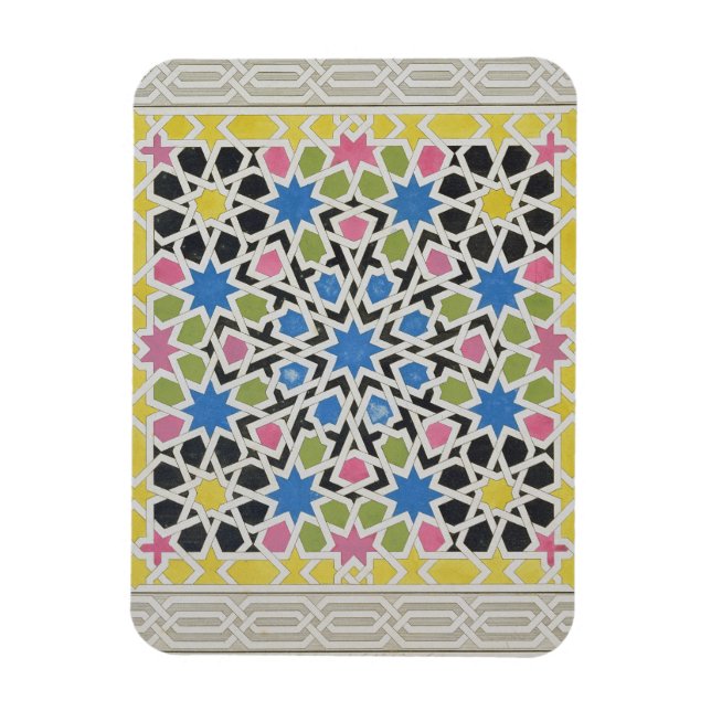 Imán Diseño mosaico de la Alhambra, de 'The Arabian (Vertical)
