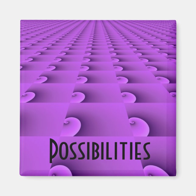 Imán Diseño motivacional - Posibilidades (Frente)