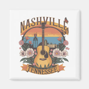 Imán Diseño musical para Nashville Tennessee
