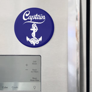 Imán Diseño Náutico Ancla Barco de Vela Capitán