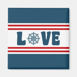 Imán Diseño náutico de amor