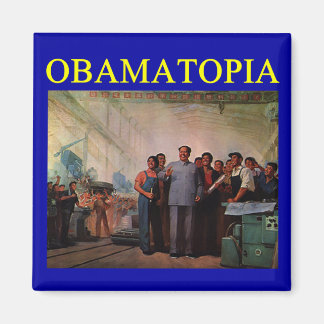 Imán Diseño OBAMATOPIA anti obama
