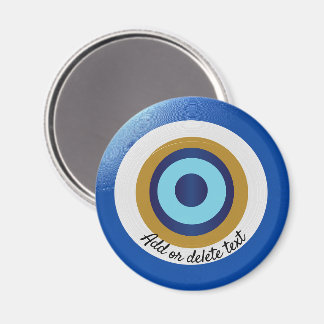 Imán Diseño ocular griego acaba de añadir texto