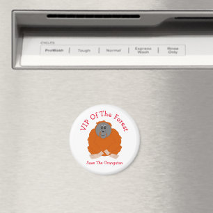 Imán Diseño orangután personalizado
