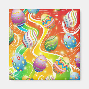 Imán Diseño ornamental de huevos de Pascua