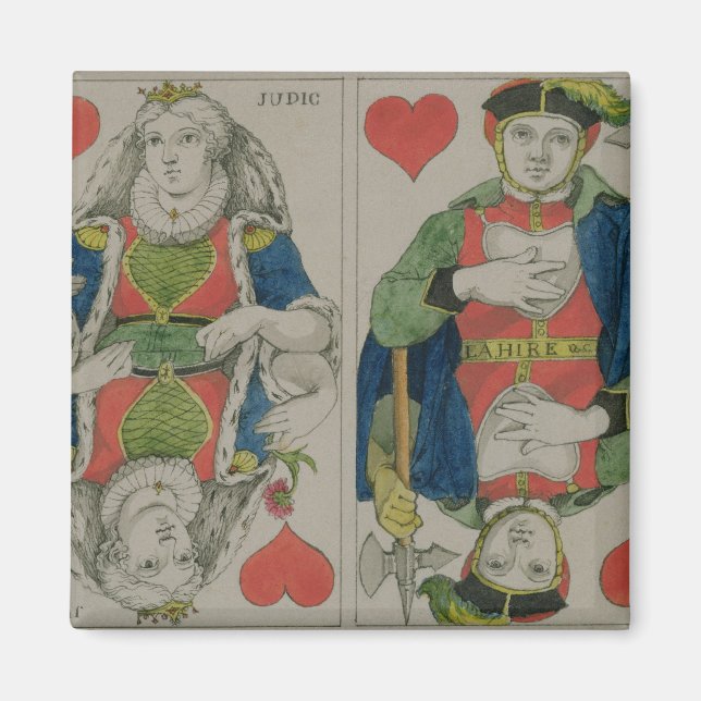 Imán Diseño para jugar a las cartas, c.1810 (Frente)