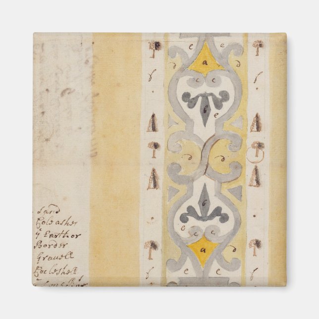 Imán Diseño para un jardín Knot, Bush Hill, cerca de Ed (Frente)