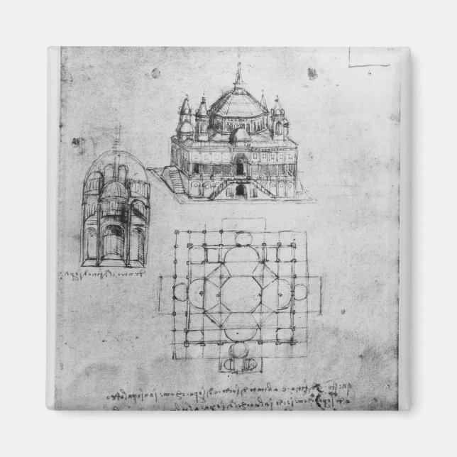 Imán Diseño para una iglesia, fol. 4.ª (Frente)