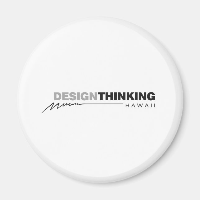 Imán Diseño Pensando en la iluminación de Hawái (Frente)