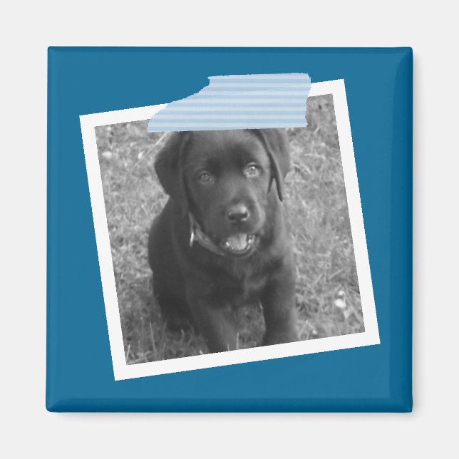 Imán Diseño personalizado de fotograma y cinta (Frente)