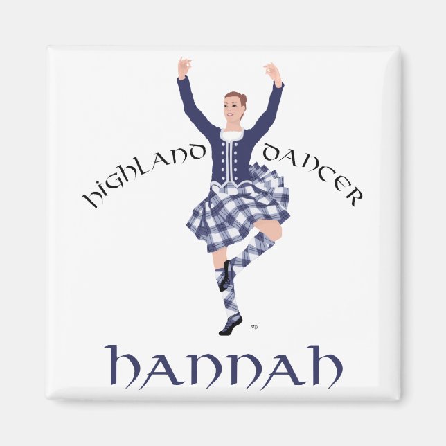 Imán Diseño personalizado de HANNAH (Frente)