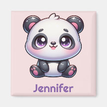 Diseño personalizado de Kawaii Panda Adorable