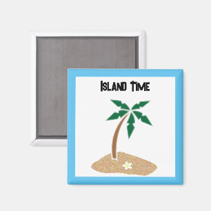 Imán Diseño Personalizado Getaway de la Isla del Árbol