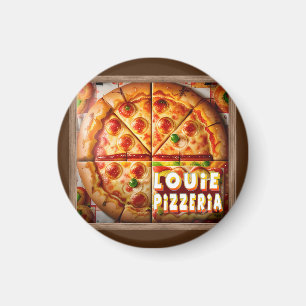 Imán Diseño Pizza Pizzeria