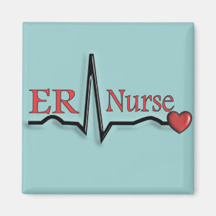 Imán Diseño QRS de enfermeras de emergencia