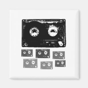 Imán ¡Diseño retro de la música!