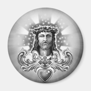 Imán Diseño sagrado del corazón del Jesucristo