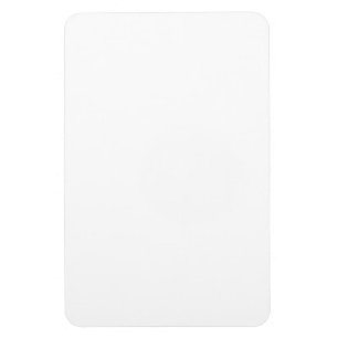 Imán Diseño simple blanco personalizado moderno Agregar
