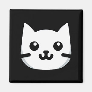 Imán Diseño simple de un gato