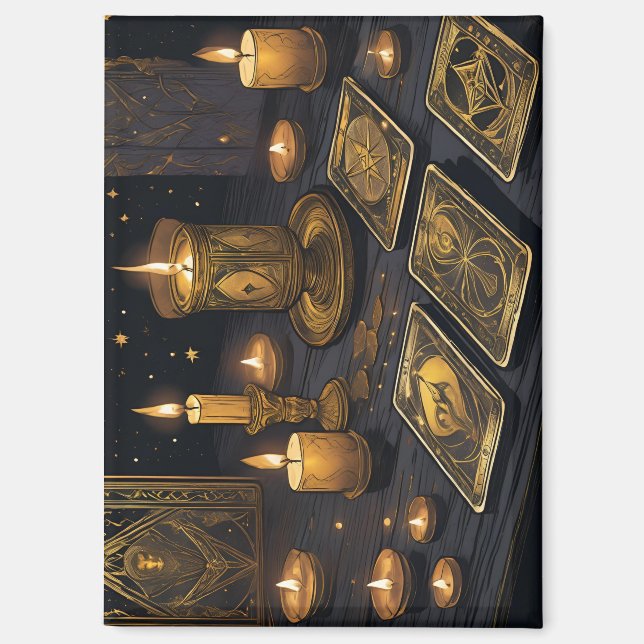 Imán Diseño Tarot Reading (Anverso)