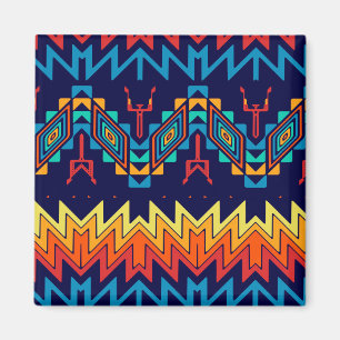 Imán Diseño tribal abstracto