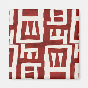 Imán Diseño tribal de mapas africanos