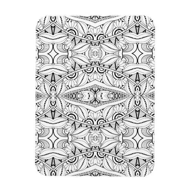 Imán Diseño tribal inspirado (Vertical)