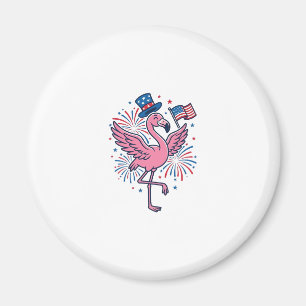 Imán Diseño vectorial de fuegos artificiales de flamenc