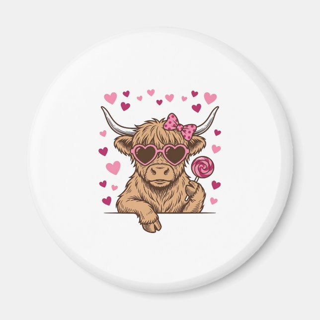 Imán Diseño vectorial de gafas de sol de San Valentín d (Frente)