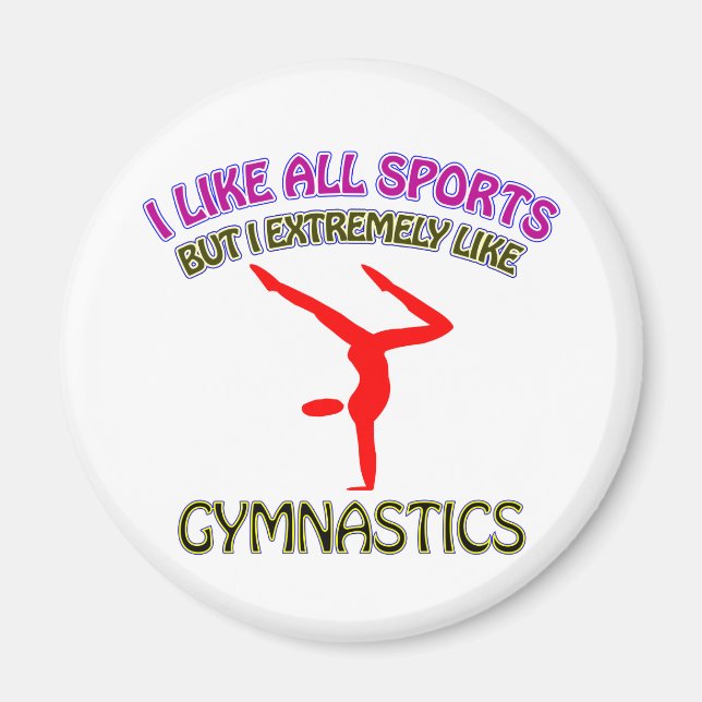 Imán Diseños de gimnasia (Frente)