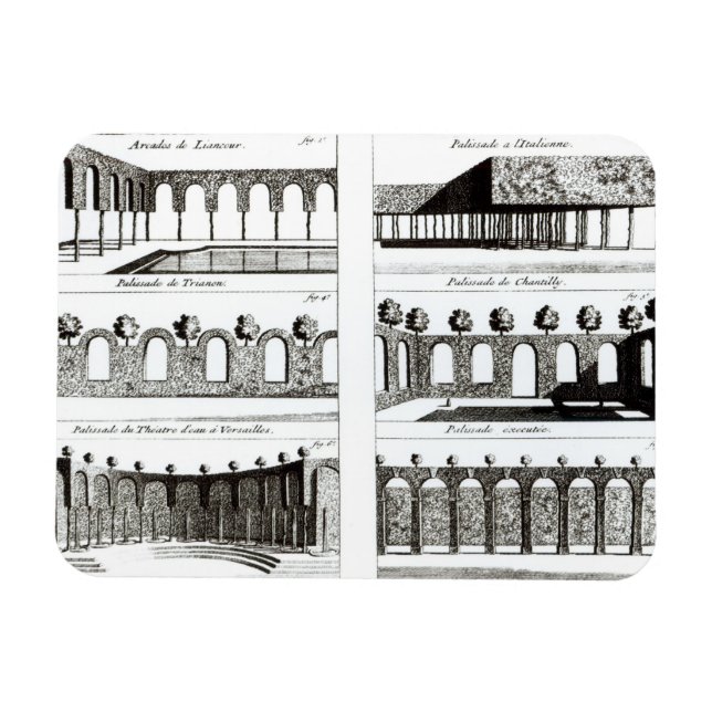 Imán Diseños de Palisade, de 'Teoría y práctica de Gar' (Horizontal)