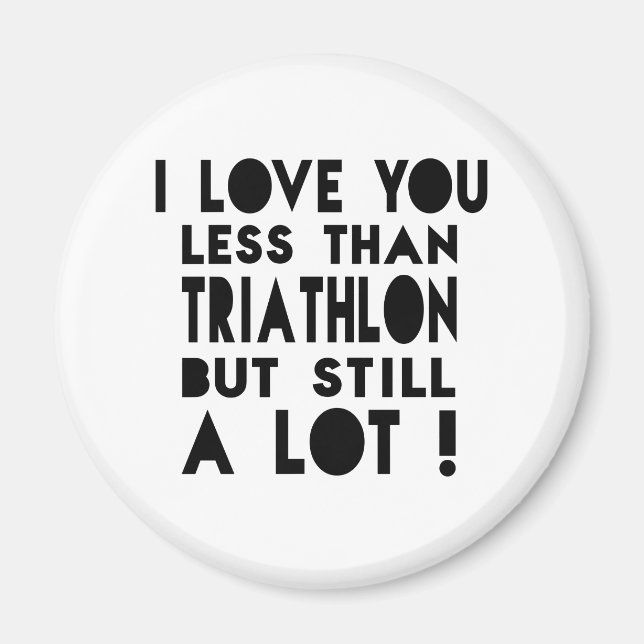 Imán Diseños de triatlón (Frente)