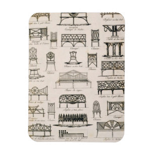 Imán Diseños para los asientos de jardín, 'de un