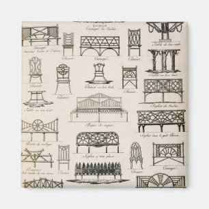 Imán Diseños para los asientos de jardín, 'de un