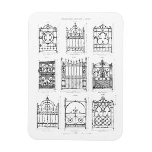 Imán Diseños para puertas de hierro fundido, de 'Macfar