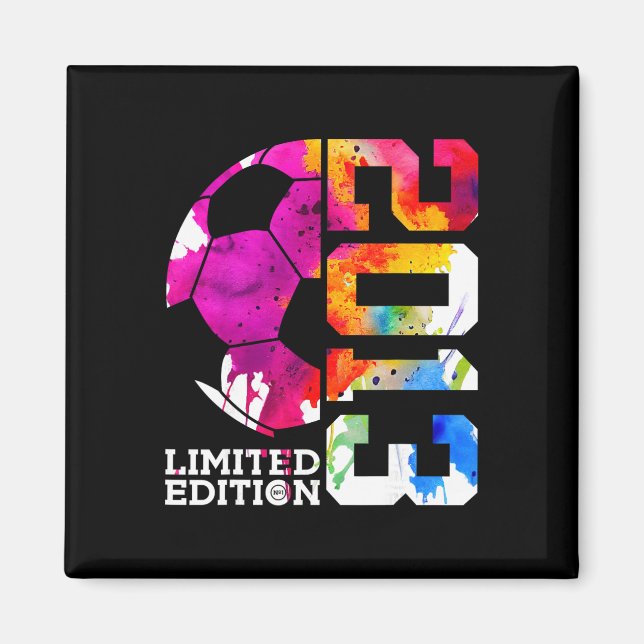 Imán Diseños y Outfits Geniales de Fútbol para Cumpleañ (Frente)