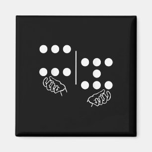 Imán Disfraces de grupo Domino 6-7 Divertidos coinciden