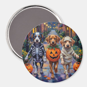 Imán Disfraces de Halloween para perros Azawakh haciend
