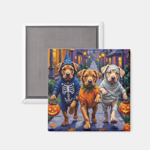 Imán Disfraces de Halloween para perros Shar Pei hacien