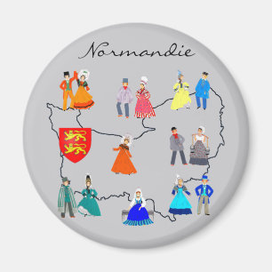 Imán Disfraces de Normandía, Francia