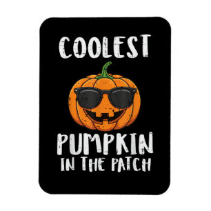 Imán Disfraz de calabaza fresca de Halloween para hombr