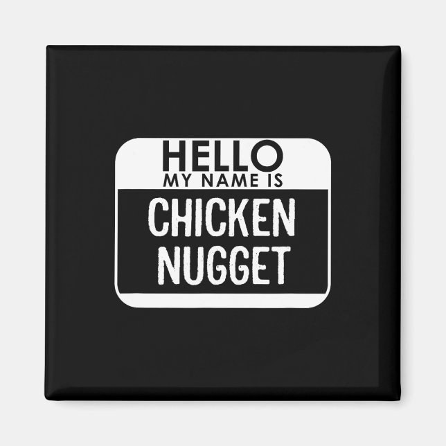 Imán Disfraz de disfraz de nugget de pollo fácil último (Frente)